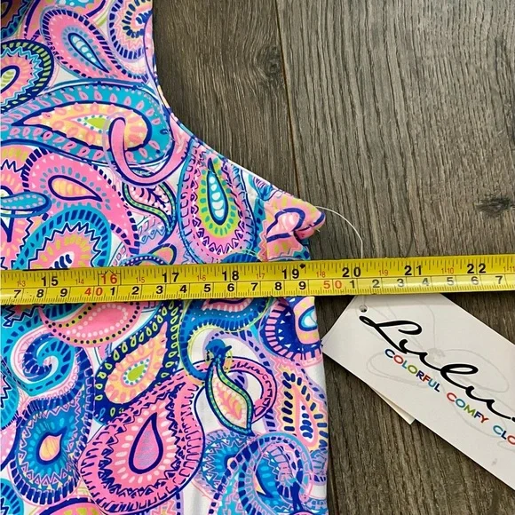 Lulu B Paisley Sleeveless Dress Size Large UPF 50 Cooling Fabric New With Tags - Picture 5 of 10